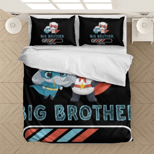 Big brother super hero panda elephant 2023 Bedding Sets