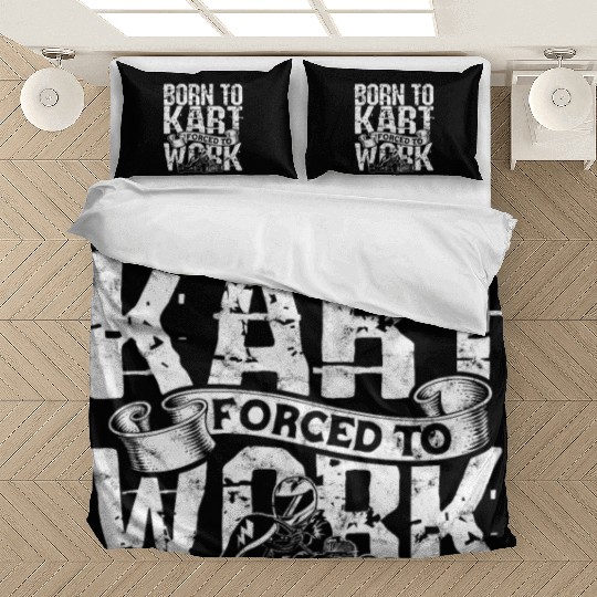 Go Kart Racer Pit Crew Car Racing Karting Bedding Sets