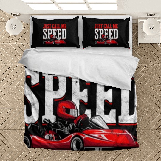 Go Kart Racer Pit Crew Car Racing Karting Bedding Sets