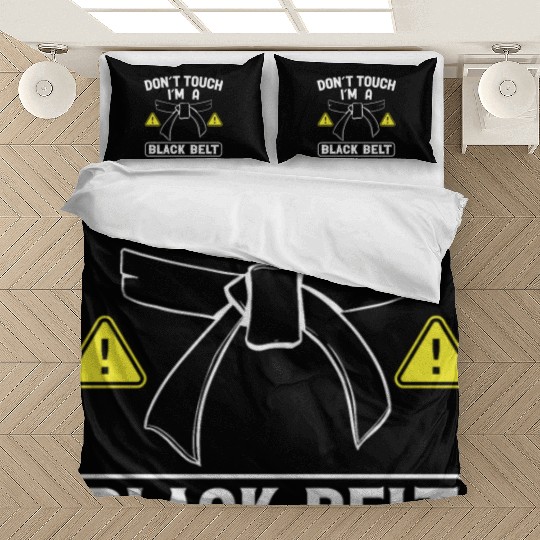 Jiu jitsu dont touch im a black belt jujutsu mma Bedding Sets