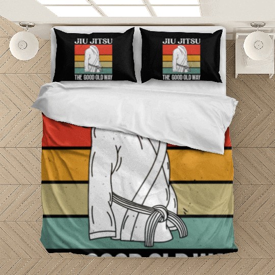 Jiu jitsu good old way jujutsu martial arts mma Bedding Sets