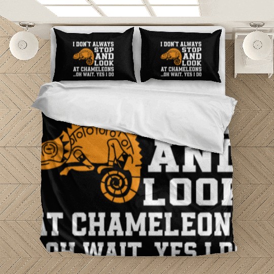 Funny Chameleon Lover Saying Bedding Sets