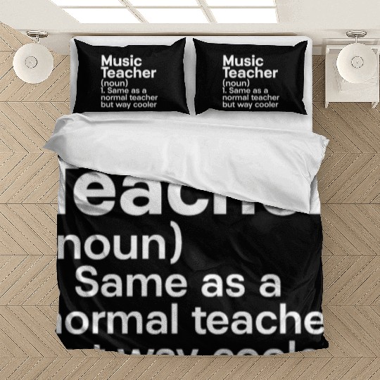 Music Teacher Bedding Sets