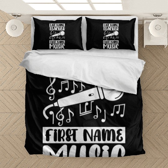 Music Teacher Mic Bedding Sets