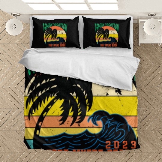 Family Vacation 2023 Florida Fort Myers Beach Bedding Sets