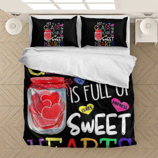 My Class Is Full Of Sweethearts Rainbow Teacher Bedding Sets
