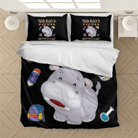 100 Day Of The Hippopotamus Cheetah Leopard Bedding Sets