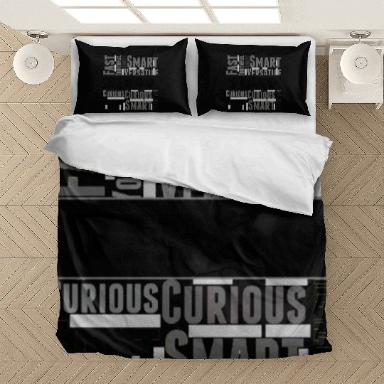 Virgo Zodiac Star Sign Word Cloud Square Monochrom Bedding Sets