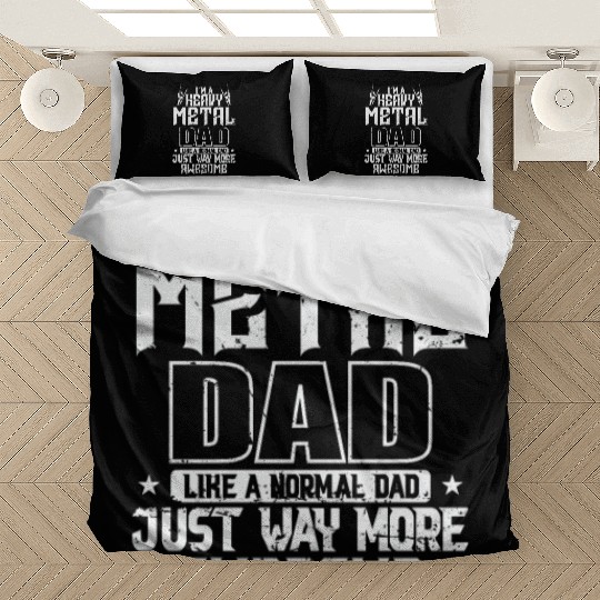 I'm a Heavy Metal Dad awesome Music Band Bedding Sets