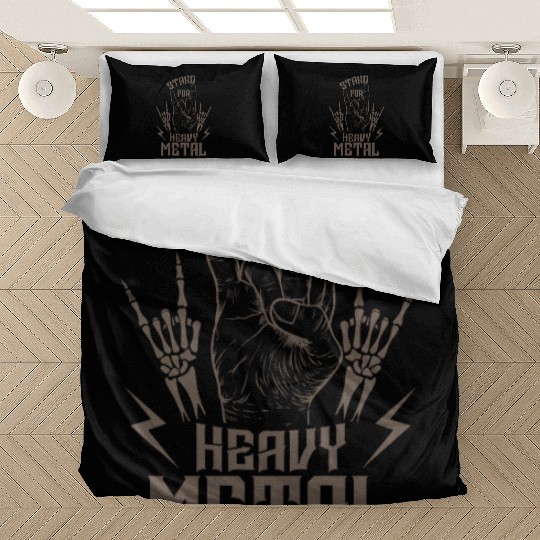 Stand for Heavy Metal Music Band Genre Bedding Sets