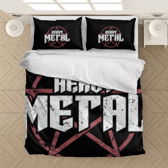 Heavy Metal Music Band Genre Bass Bedding Sets