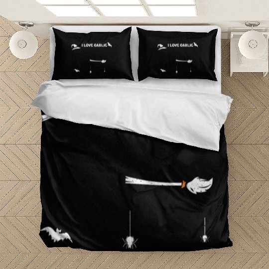 I Love Garlic - Halloween Bedding Sets