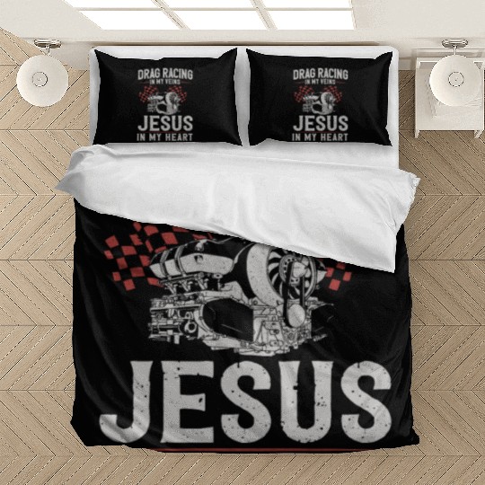 Drag Racing Race Car Drag Racing Bedding Sets