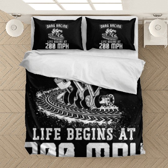 Drag Racing Race Car Vintage Drag Bedding Sets