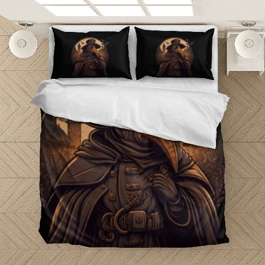 Plague Doctor With Suit and Mask Bedding Sets