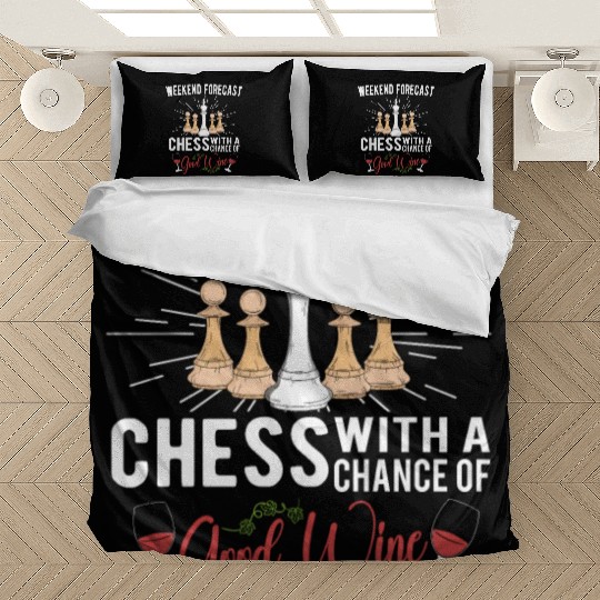 CHESS PLAYER CHESSBOARD CHESS GAME BOARD GAME GIFT Bedding Sets