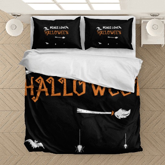 Peace Love Halloween - Halloween Bedding Sets