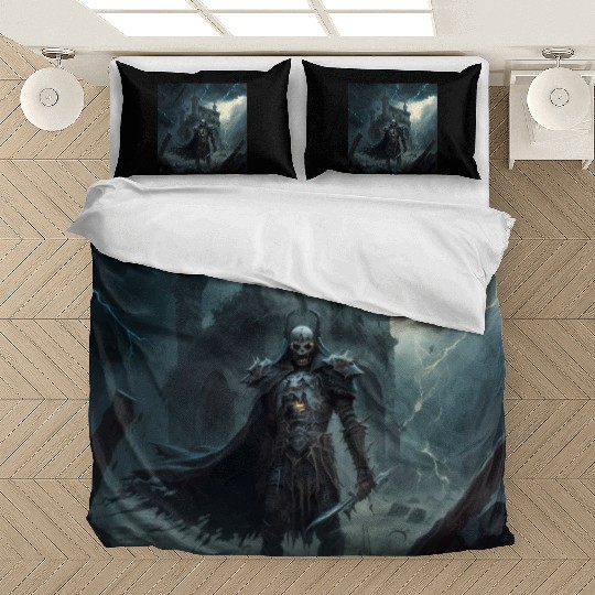Death Knight in Thunderstorm Bedding Sets