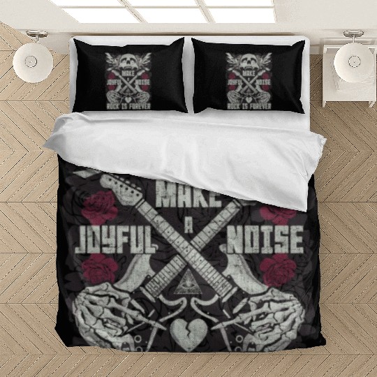 Make a joyful noise with a guitar Bedding Sets