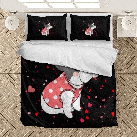 My French Bulldog Is My Valentine Bedding Sets