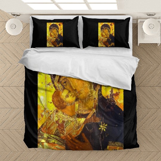 Theotokos Icon Our Lady of Vladamir Mother God Vir Bedding Sets