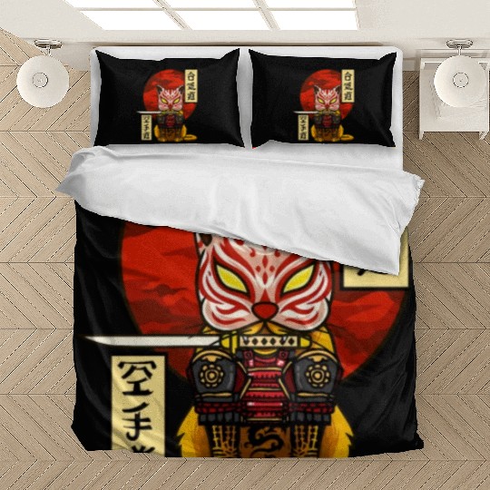 Samurai Cat Bedding Sets