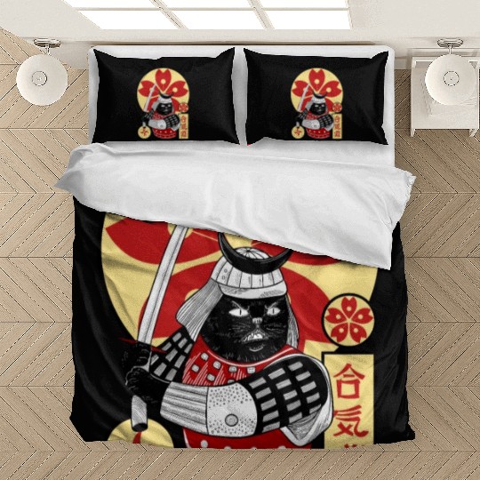 Samurai Cat Bedding Sets
