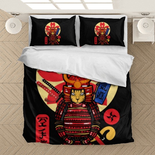 Samurai Cat Bedding Sets