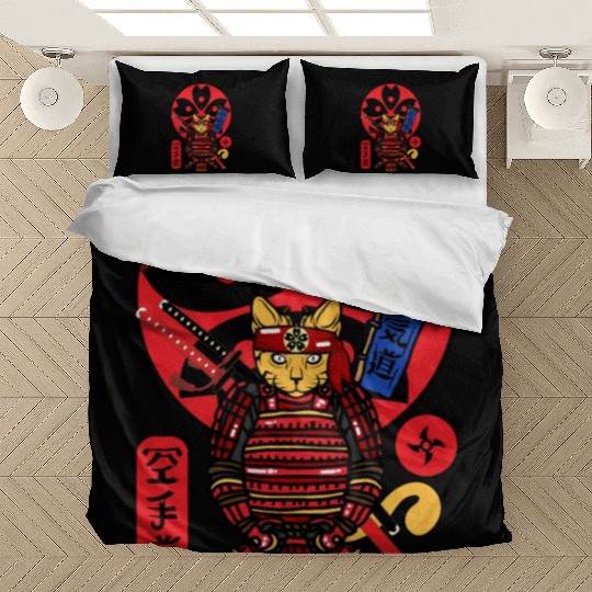 Samurai Cat Bedding Sets