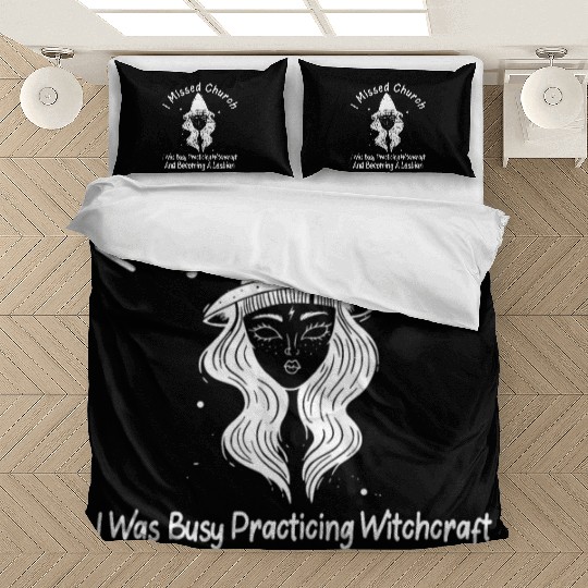 Missed Church Lesbian Witch LGBT Wicca Witchcraft Bedding Sets