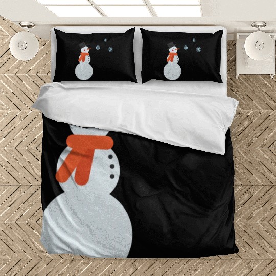 Snowman and snowflakes Bedding Sets