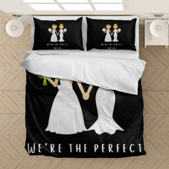 lesbian lgbtq pride valentine day 2023 valentines Bedding Sets