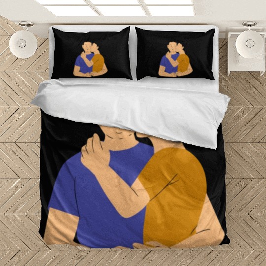 lesbian lgbtq pride valentine day 202 valentines Bedding Sets