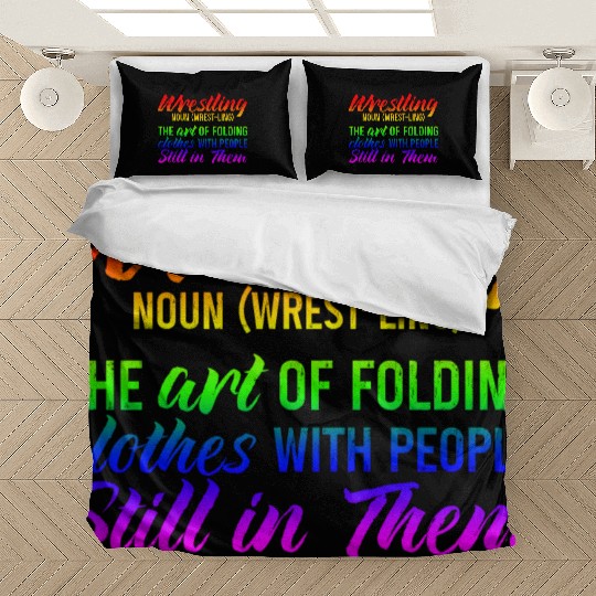 Wrestling, The Art Of Folding Clothes 3 Bedding Sets
