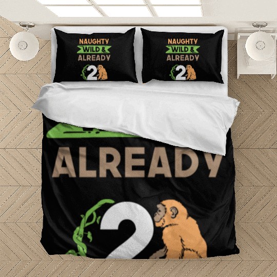 Gift 2 years birthday girl boy Ape Monkey Bedding Sets