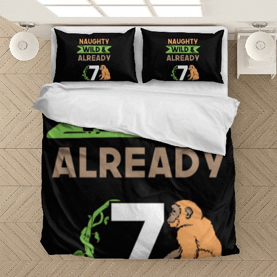 Gift 7 years birthday girl boy Ape Monkey Bedding Sets