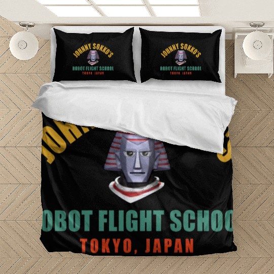 Johnny Sokko's Robot Flight School Tokyo, Japan Bedding Sets