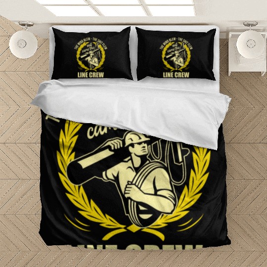 Funny Electrical Lineman Saying Thank A Lineman Bedding Sets