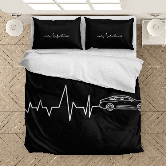 Racing is my Heartbeat men women kid Car lover Bedding Sets