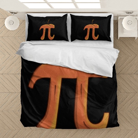 Peach Pi - Funny Pi Day Math Teacher Bedding Sets