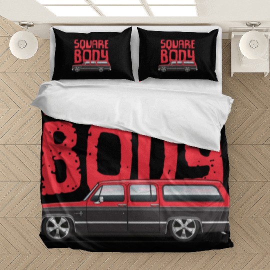 square Cardinal Red Bedding Sets