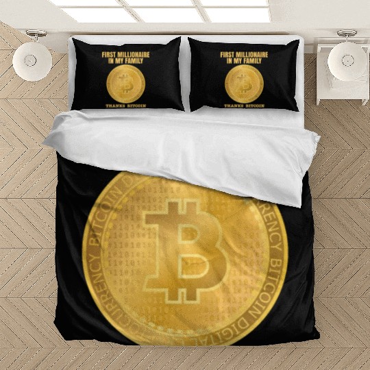 Bitcoin Millionaire Decentralized Crypto Bedding Sets
