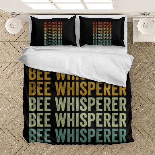 Bee Whisperer Beekeeper Honey Lover Hive Honey Bee Bedding Sets