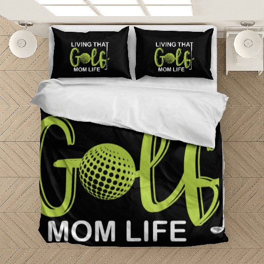 living that golf mom life Bedding Sets