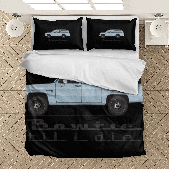 bowtie Light Blue Bedding Sets