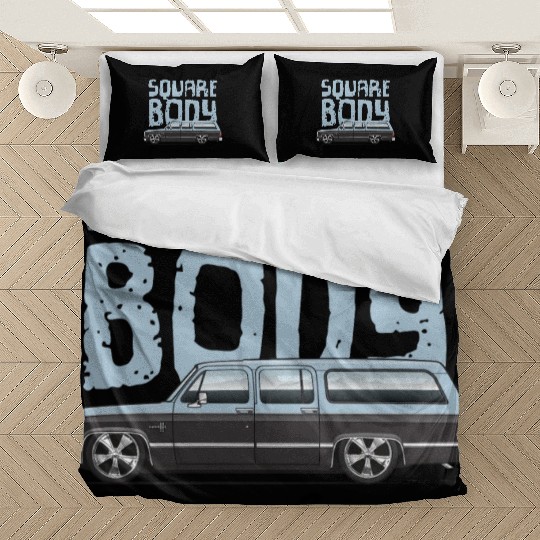 square body Light Blue Bedding Sets