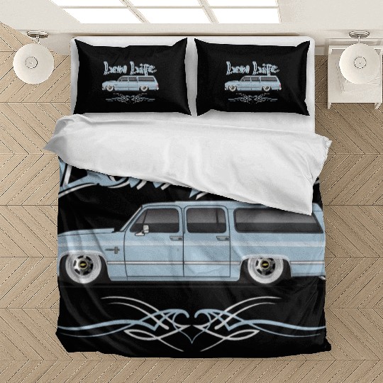low life Light Blue Bedding Sets