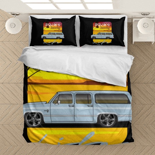 square Light Blue Bedding Sets