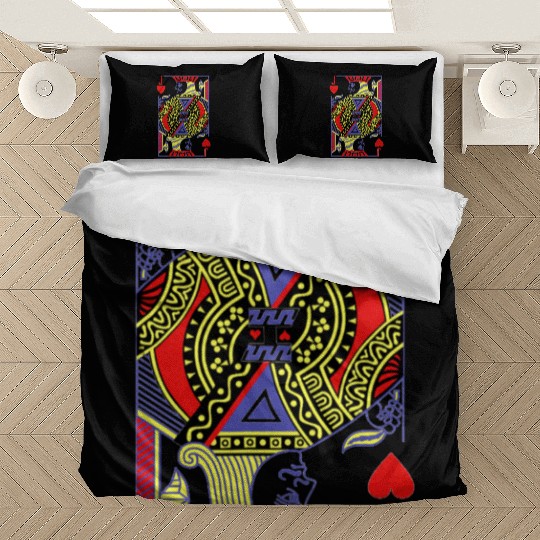 jack of hearts royal flush costume halloween playi Bedding Sets