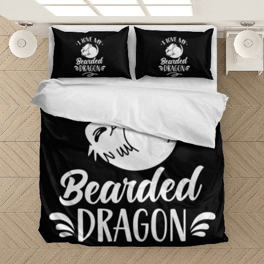 I Love My Bearded Dragon Pet Reptile Lover Animal Bedding Sets